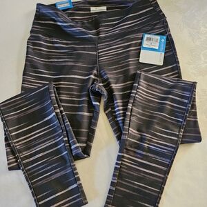 Columbia Black and Gray Active Leggings